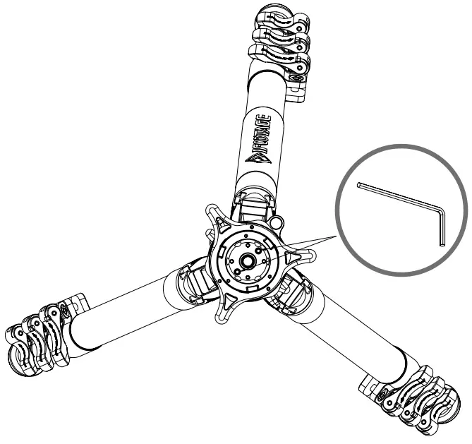 IFOOTAGE SEAStars Q1S Tripod Screw Mount - fig 4