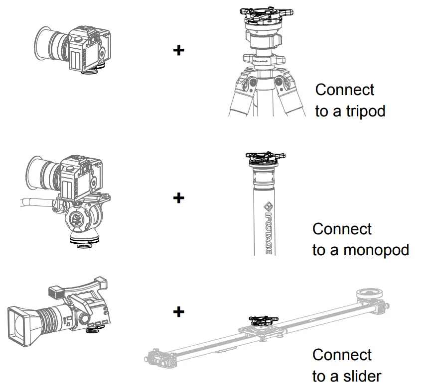 IFOOTAGE SEAStars Q1S Tripod Screw Mount - fig 7