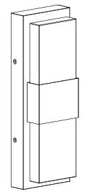 artika OUT-MF-CMB LED Wall Light Mazza - Fig4
