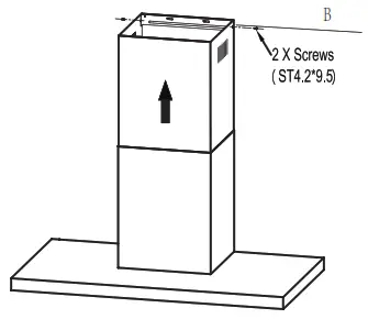 VOGUE 330197 900mm T Canopy Rangehood - fig11
