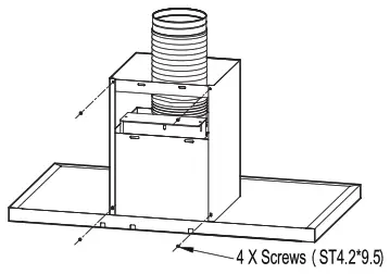 VOGUE 330197 900mm T Canopy Rangehood - fig8