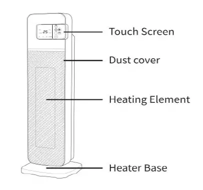 Goldair-GCT270-2000W-Digital-Ceramic-Tower-Heater-fig-1