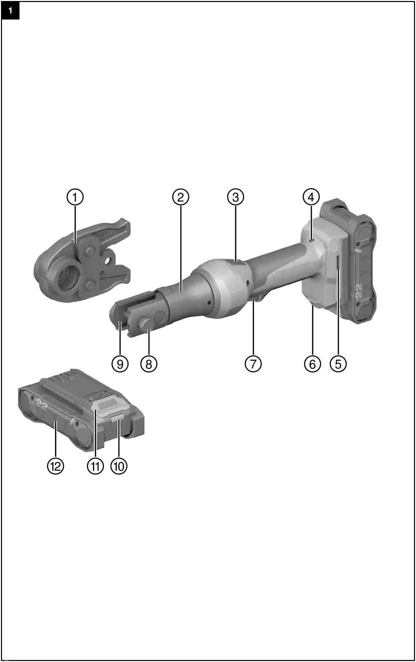 NPR 19 22HILTI Cordless Hydraulic Pipe Press Tools - FIG 1