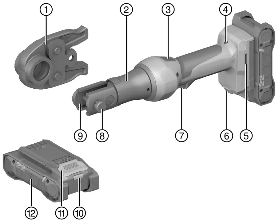 NPR 19 22HILTI Cordless Hydraulic Pipe Press Tools - Product overview