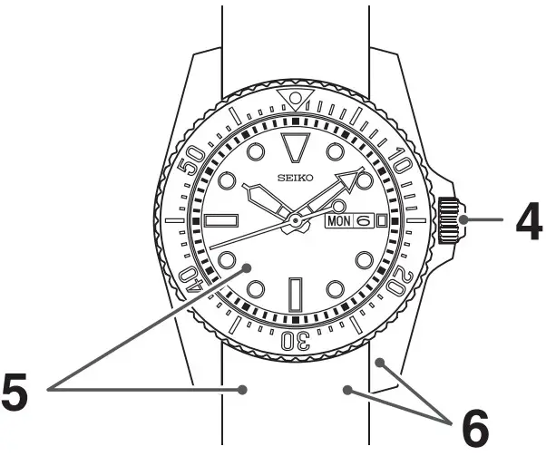 SEIKO V131 Drivers Watch for Air Diving - Figure 2
