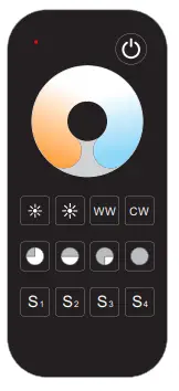 SAGE LU MEI RT2 Touch Wheel RF Remote Controller - fig1