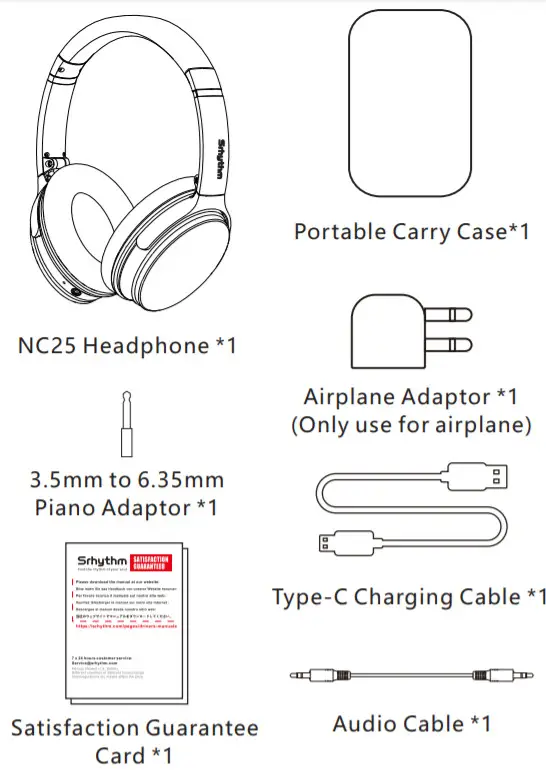 Srhythm NC25 NiceComfort 25 Headset - box