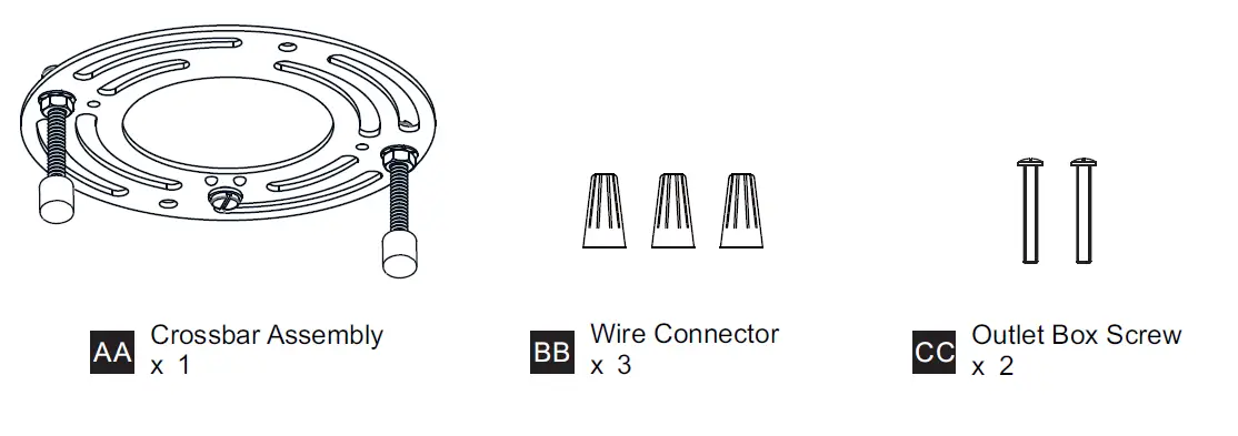 QUOIZEL GDN2820CG Gadsen 4-Light Champagne Gold Pendant 3