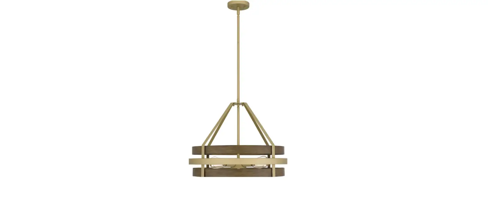 Quoizel Gdn2820cg Gadsen 4-light Champagne Gold Pendant Installation Guide