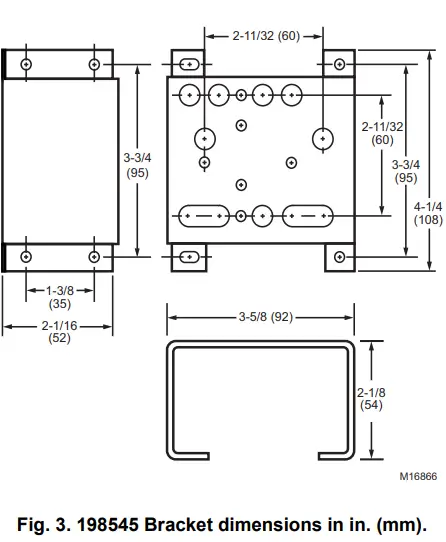 Honeywell M436A 120V Spring Return Damper Actuator-fig4