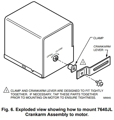 Honeywell M436A 120V Spring Return Damper Actuator-fig7