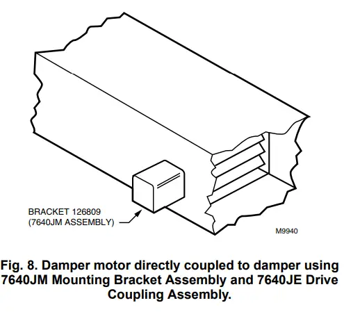 Honeywell M436A 120V Spring Return Damper Actuator-fig9