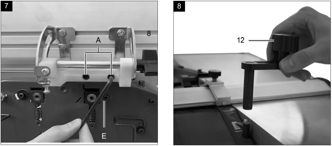 scheppach HMS1080 Jointer and Thickness Planer - Figure 7