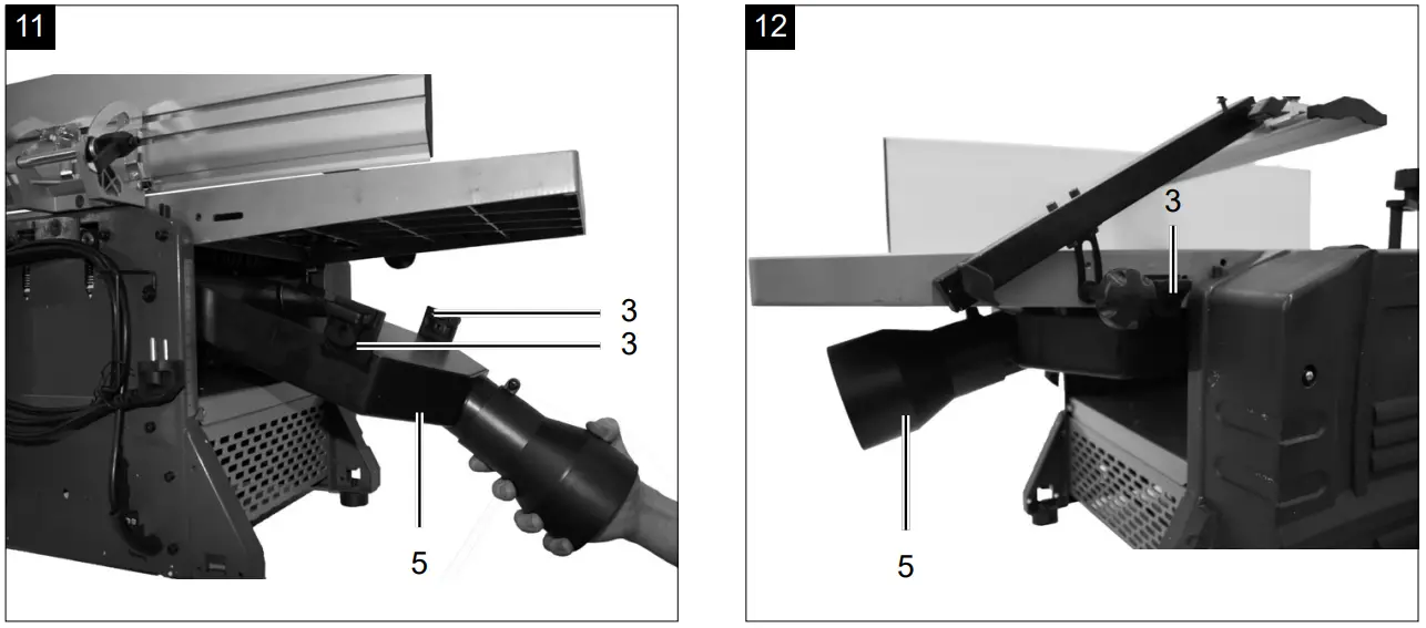 scheppach HMS1080 Jointer and Thickness Planer - Figure 9