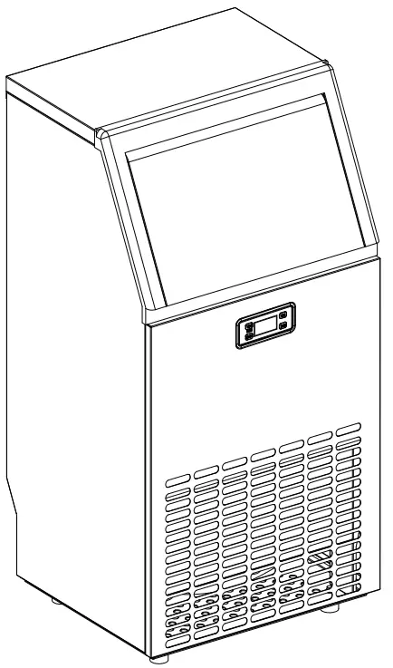 CF-CIM01 Cube Clear Ice Freestanding Ice Maker