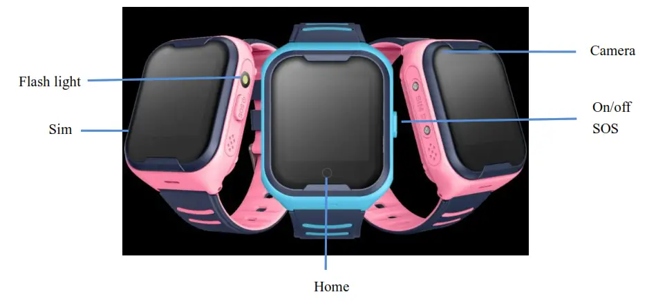 Topchances 4G Kids Smart Watch,Kids Phone Smartwatch w GPS Tracker