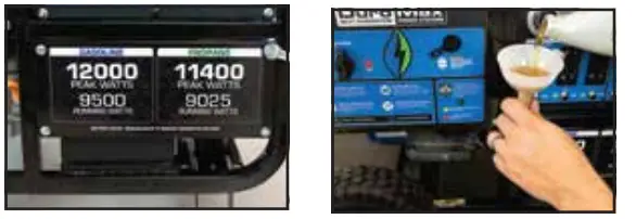 Dura-Max-XP12000HX-12000-Watt-Portable-Dual-Fuel-Gas-Propane-CO-Alert-Generator-FIG-143