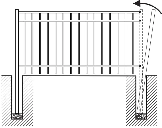 FORTRESS 1558048 4 ft. x 4 ft. Athens Pressed Spear Aluminum Gate-fig15