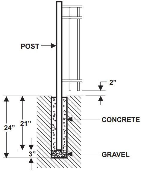 FORTRESS 1558048 4 ft. x 4 ft. Athens Pressed Spear Aluminum Gate-fig8