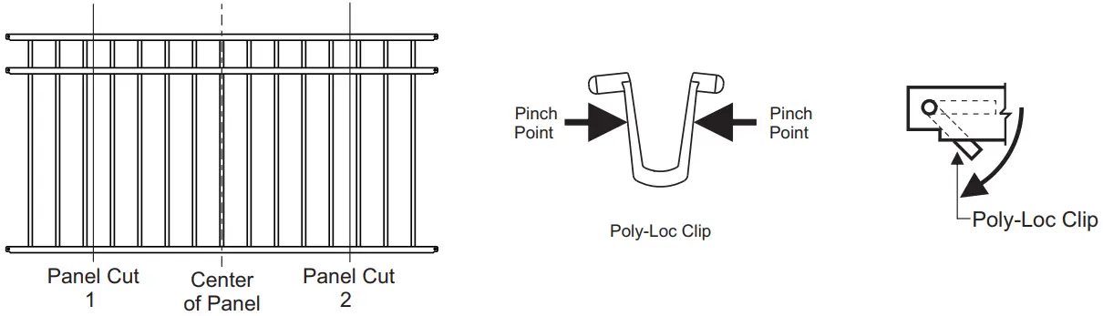 FORTRESS 1558048 4 ft. x 4 ft. Athens Pressed Spear Aluminum Gate-fig9