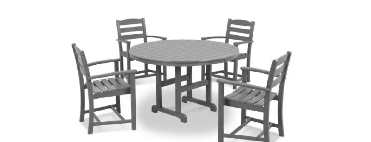Myhomore Hmp-148-01 Hdpe Outdoor Round Dining Table Instruction Manual