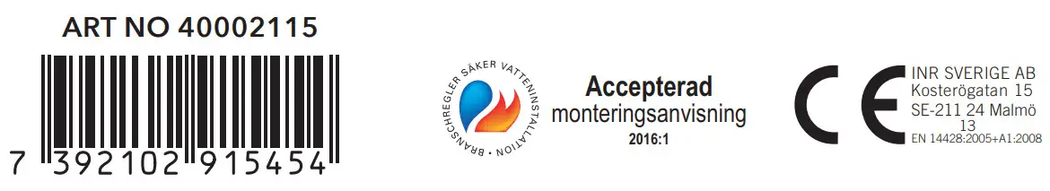 INR EDGE 12 Corner Shower - BR code