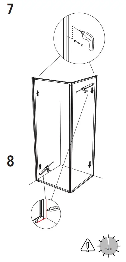 INR EDGE 12 Corner Shower - INSTALLATION 4