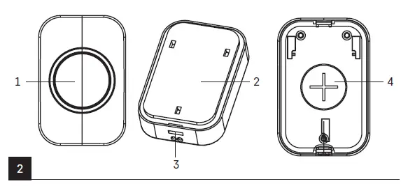 EMOS P5733W Wireless Door Bell 2
