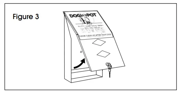 ULINE DOG Waste System - assembly3