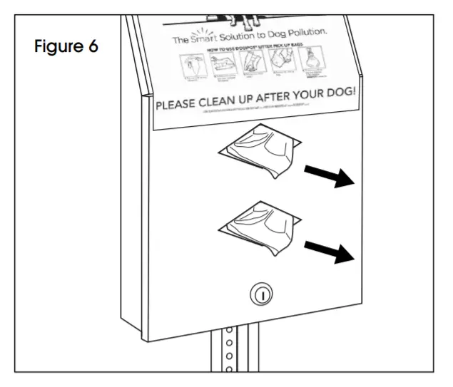 ULINE DOG Waste System - assembly4