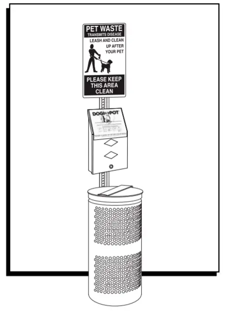 ULINE DOG Waste System