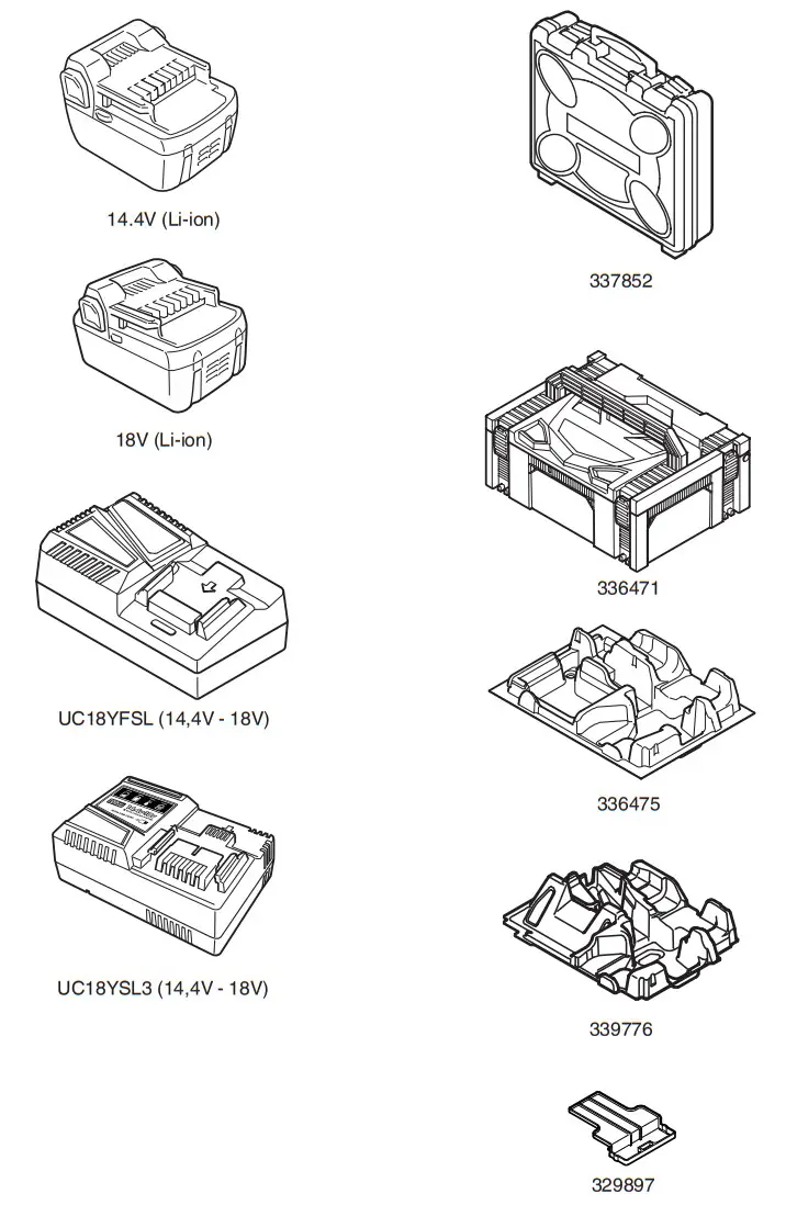 HiKOKI WH 14DBDL2 Cordless Impact Screwdriver - FIGURE 8