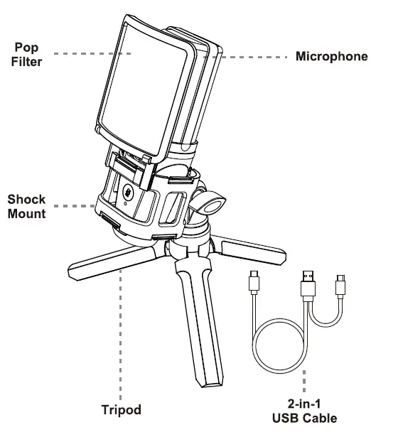 VeGue Computer Gaming Condenser PC Mic (1)