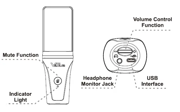 VeGue Computer Gaming Condenser PC Mic (2)