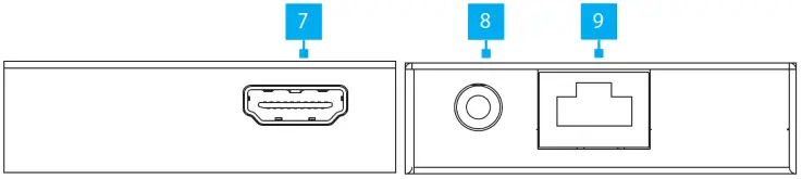 StarTech Com HDMI Over CAT5e 6 Extender 4K 30Hz 130ft 40cm - 2