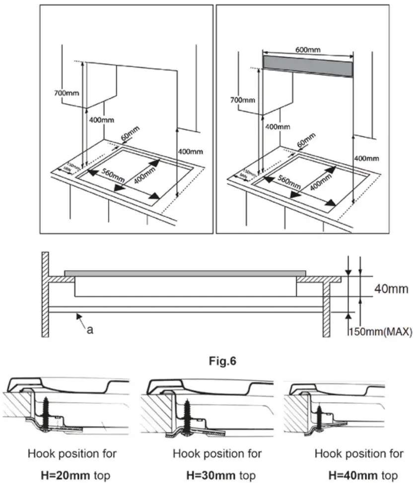 DRIJA Sicilia 90 Built in Dual Stove Gas Electric - Figure 8