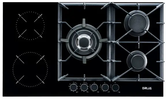 DRIJA Sicilia 90 Built in Dual Stove Gas Electric