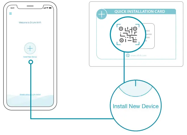 D-Link DAP-X1860 Wi-Fi Range Extender - D-Link Wi-Fi app