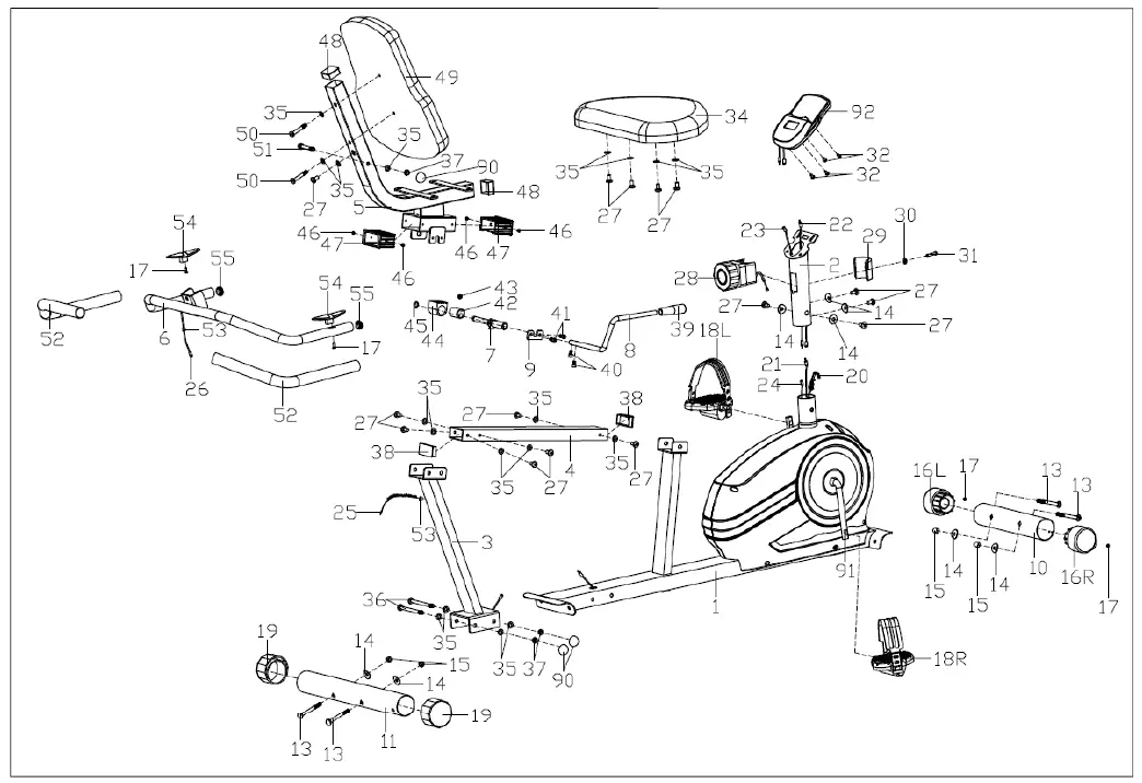 SUNNY-HEALTH-FITNESS-SF-RB422903-Essential-Interactive-Series-Recumbent-Bike-FIG 18