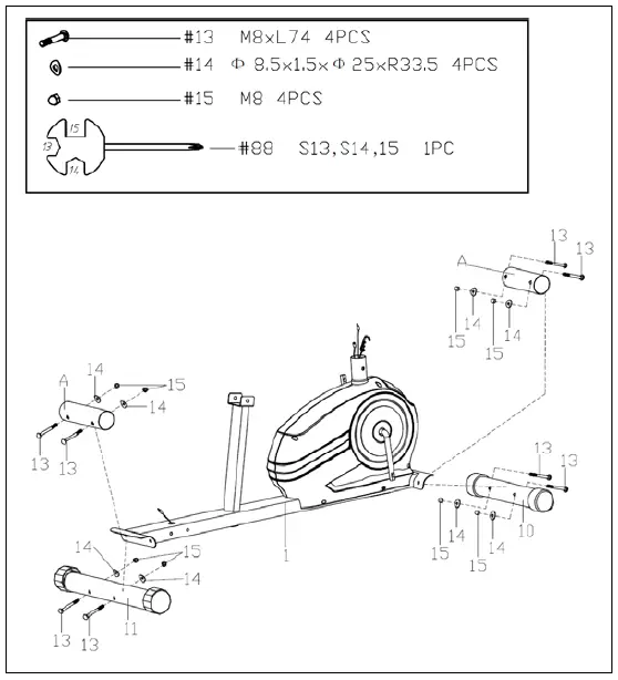 SUNNY-HEALTH-FITNESS-SF-RB422903-Essential-Interactive-Series-Recumbent-Bike-FIG 3