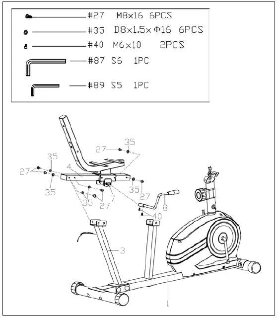 SUNNY-HEALTH-FITNESS-SF-RB422903-Essential-Interactive-Series-Recumbent-Bike-FIG 6