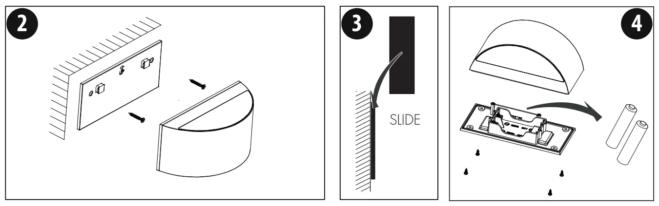 LUXFORM 23079 USB Rechargeable ARC Wall Lamp - fig 2
