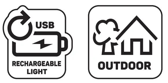 LUXFORM 23079 USB Rechargeable ARC Wall Lamp - icon