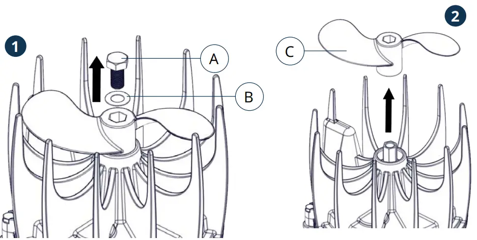 Kasco F2400CM050 AquatiClear Circulator - Figure 6
