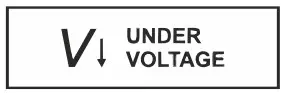 UNDER VOLTAGE
