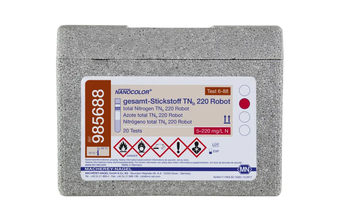 Macherey-nagel Tnb 220 Tube Test Nanocolor Robot Total Nitrogen Instructions