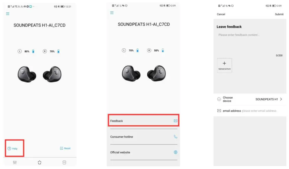 Apps SoundPEATS APP - FIGURE 19