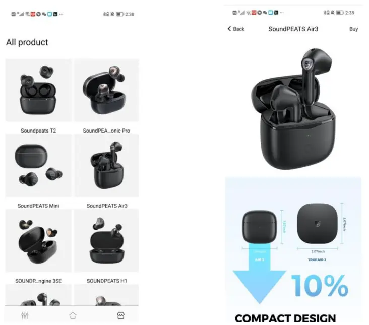 Apps SoundPEATS APP - FIGURE 22