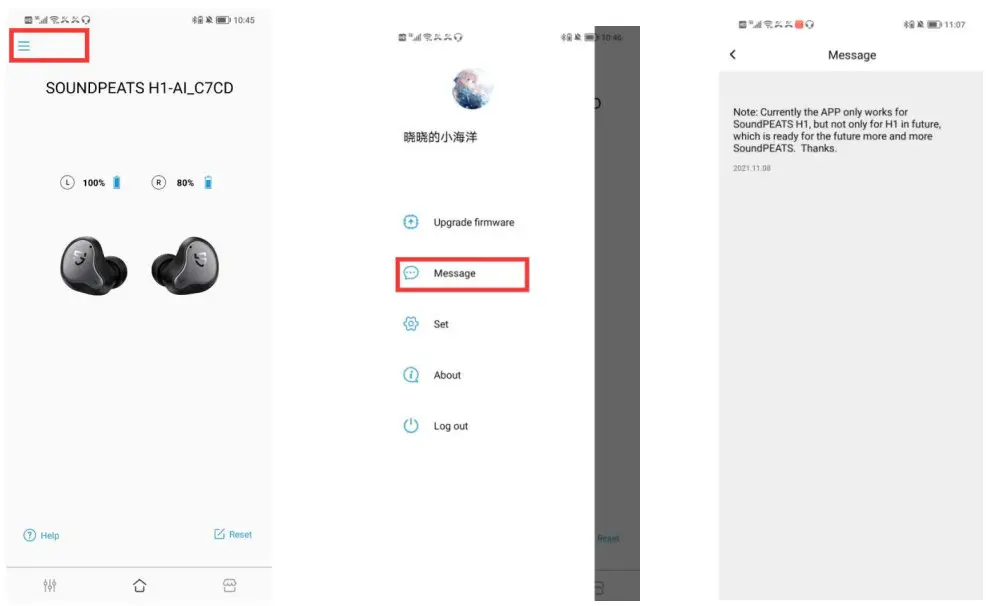 Apps SoundPEATS APP - FIGURE 7