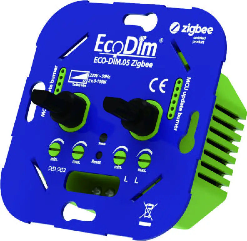 Ecodim Eco-dim.05 Smart Dual Dimmer Switch 2x0-100w Led Zigbee User Manual Ecodim Eco-dim.05 Smart Dual Dimmer Switch 2x0-100w Led Zigbee User Manual